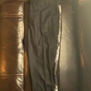 Boohoo man Shimmer lining black pants